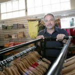 Marty Bailey, vice president of operations at American Apparel, at the company's factory in downtown Los Angeles in 2006. (Tribune photo)
