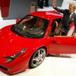 Fiat President Luca di Montezemolo introduces the Ferrari 458 Italia in Frankfurt in 2009. (AP file)