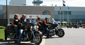 The Harley- Davidson factory in Tomahawk, Wis., that makes Harley sidecars, windshields and other bike parts and accessories. (Rick Barrett/MCT)