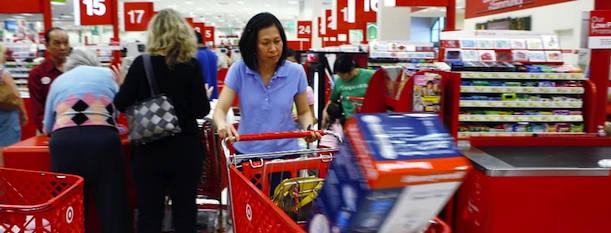 Shoppers at a Target in Falls Church, Va., May 28, 2010. (Reuters)