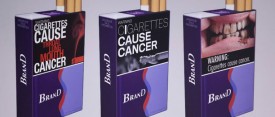Proposed changes for cigarette packaging under new FDA rules.