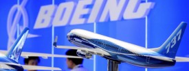 A model of the current Boeing 737 in Boeing's booth at the an exhibition in Singapore. (AP Photo/Maye-E Wong, file)