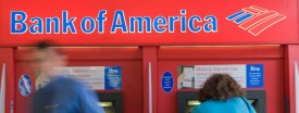 People using Bank of America ATMs in Washington, D.C. (Nicholas Kamm/AFP/Getty Images)