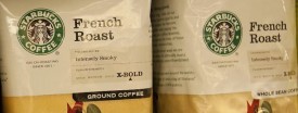 Starbucks Corp. coffee on a shelf at a grocery store in New York. (Michael Nagle/Bloomberg)