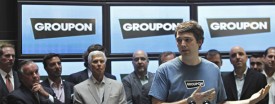 Groupon CEO Andrew Mason speaking in August 2010 at Groupon's headquarters, 600 W. Chicago Ave. (Brian Cassella/Chicago Tribune)